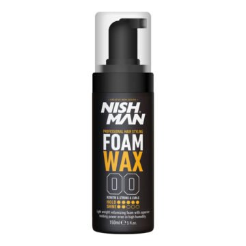Nishman Hair Styling Foam Wax Mousse 150ml
