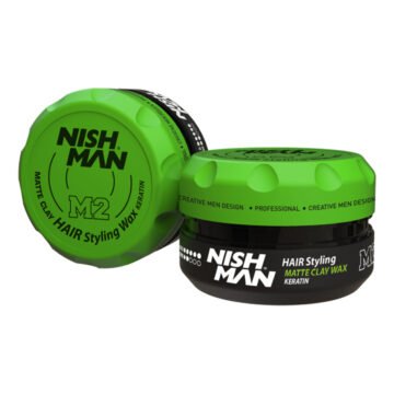 Nishman Hair Styling Matte Clay Wax Keratin M2 100ml