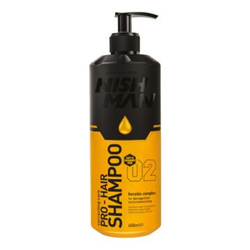 Nishman Pro-Hair Shampoo Salt & Paraben Free Keratin Complex 400ml