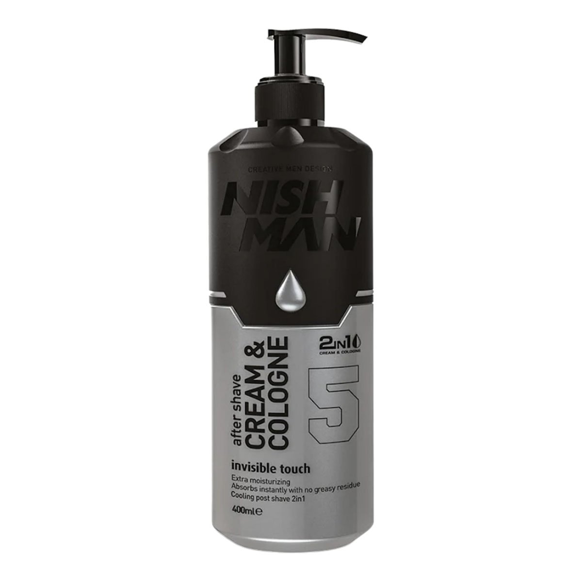 Nishman After Shave Cream & Cologne 5 Invisible 400ml