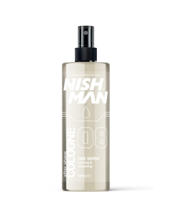 NISH MAN AFTER SHAVE COLOGNE SPRAY (08) SUN SENSE 100ML