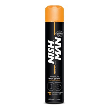 NISHMAN HAIR SPRAY ULTRA STRONG HOLD (05) 400ML