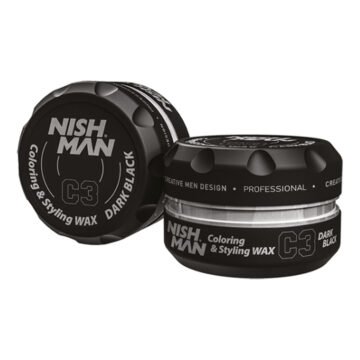 Nishman Coloring & Sstyling Wax Dark Black C3 100ml