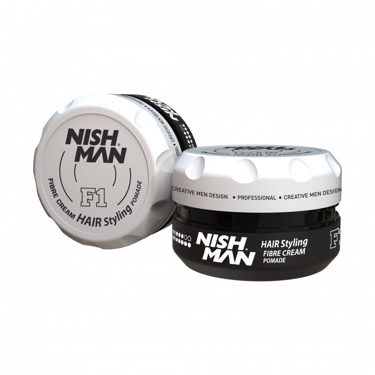 Nishman Hair Styling Fibre Cream Pomade F1 100ml