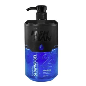 Nishman Fresh Active Shaving Gel Energizing Blue 2 1000ml